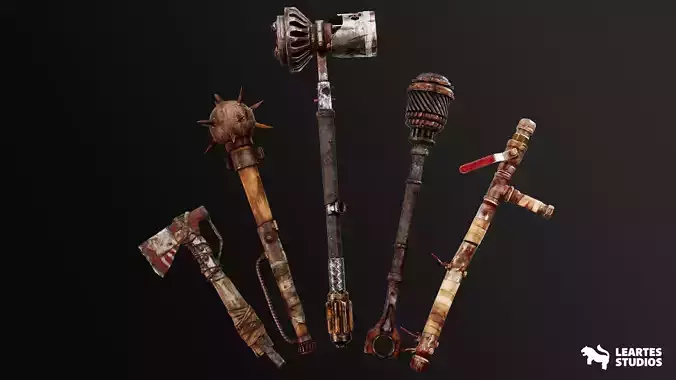 Post Apocalyptic Melee Weapons VOL 2