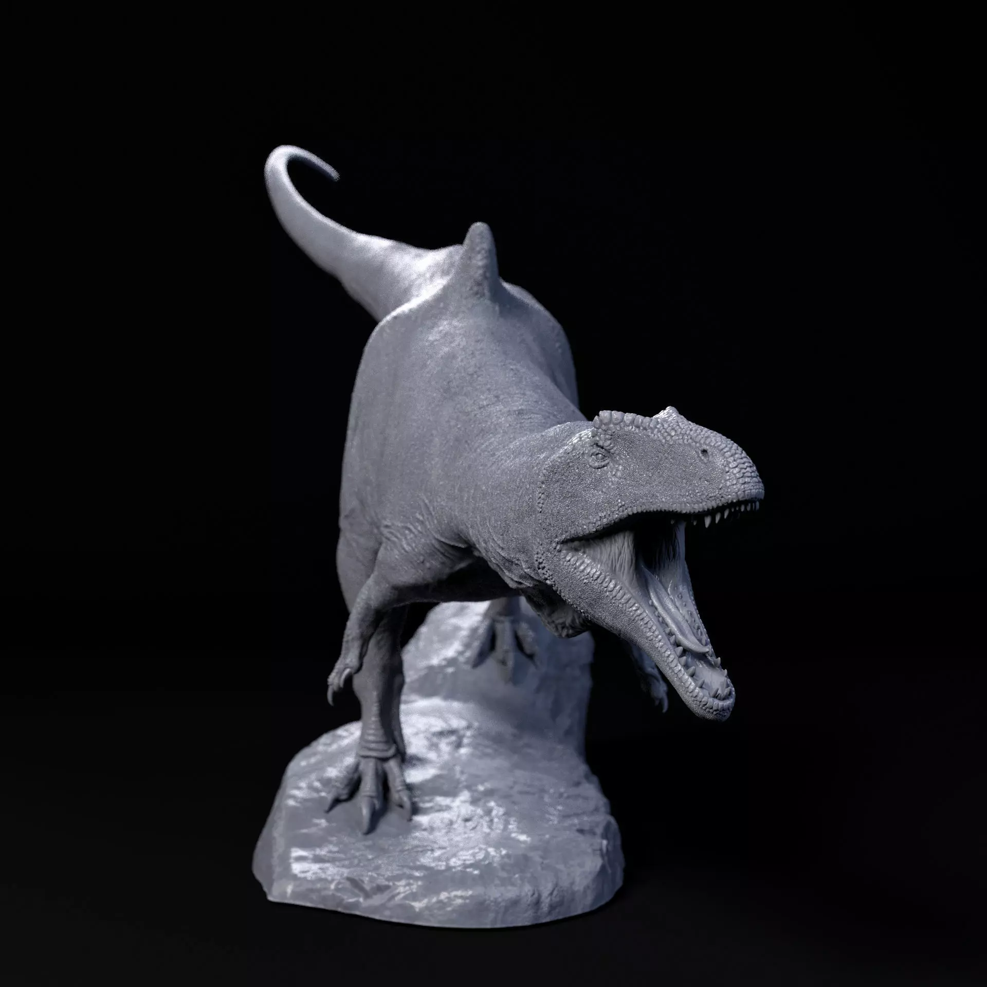 Concavenator intimidate 1-35 scale pre-supported dinosaur 3D print model_0