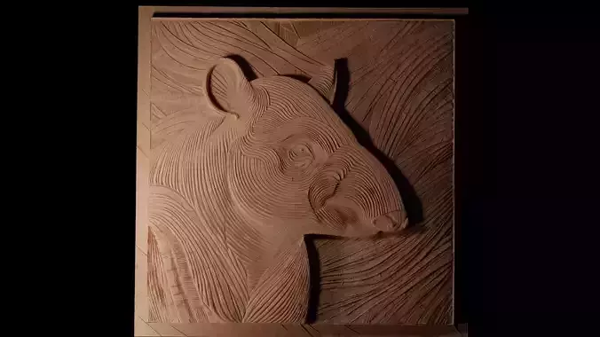 Tapir CNC 3d Print High Relief Sand Casting