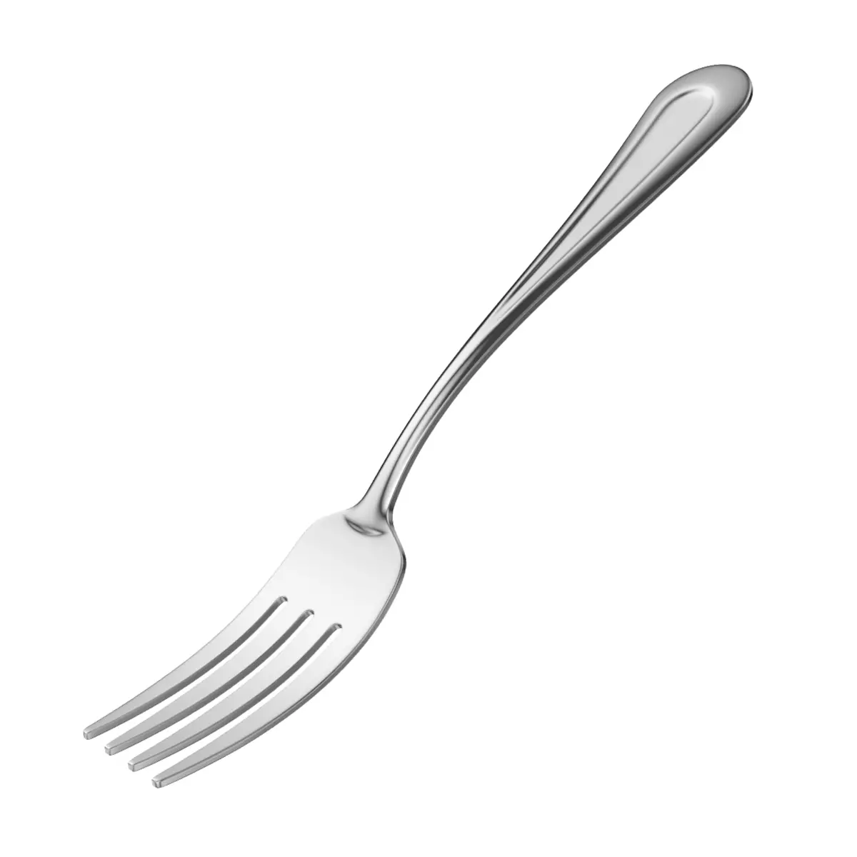 Salad Fork Classic Cutlery 3D model_0