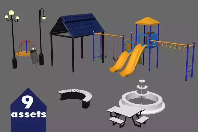 park essentials 3d models