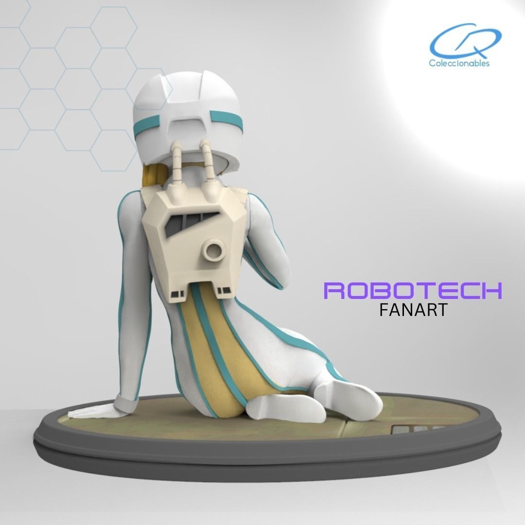 Robotech Vol 2 - Lisa Hayes full uniform 3D print model_4