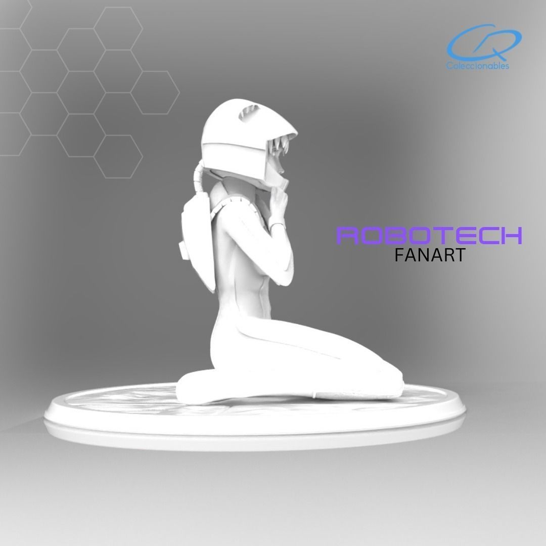Robotech Vol 2 - Lisa Hayes full uniform 3D print model_7