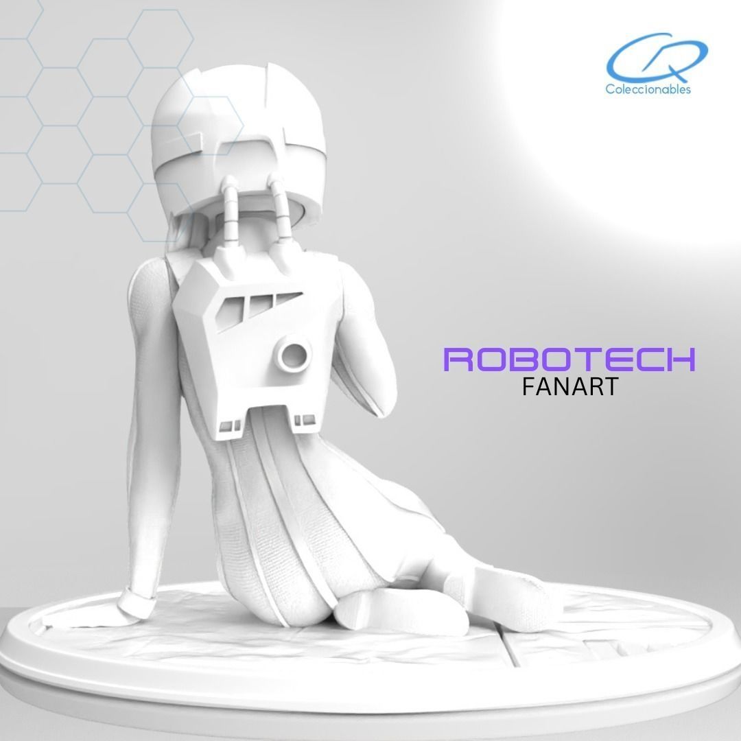 Robotech Vol 2 - Lisa Hayes full uniform 3D print model_11