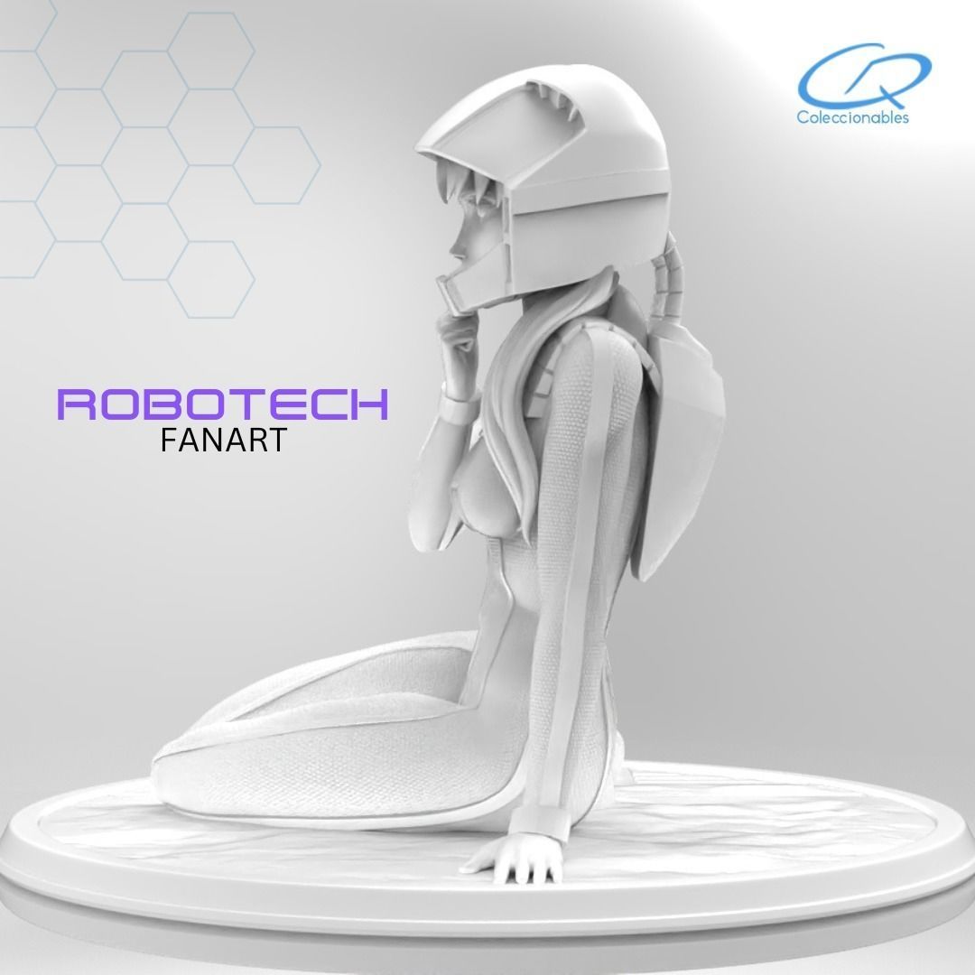 Robotech Vol 2 - Lisa Hayes full uniform 3D print model_9