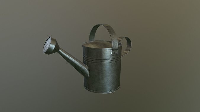 Watering can Low-poly 3D model
