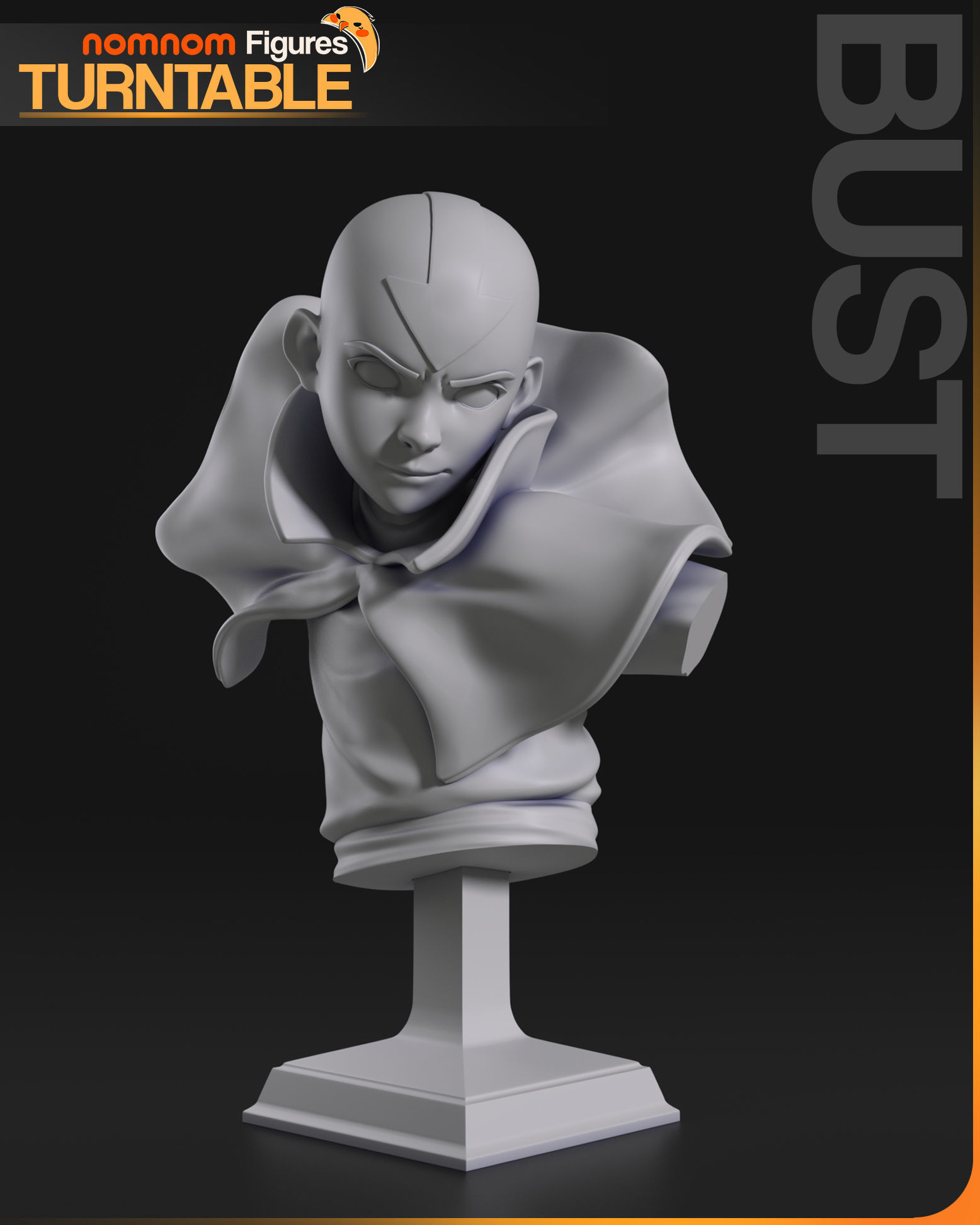 Aang -  Avatar the last Airbender 3D print model_2