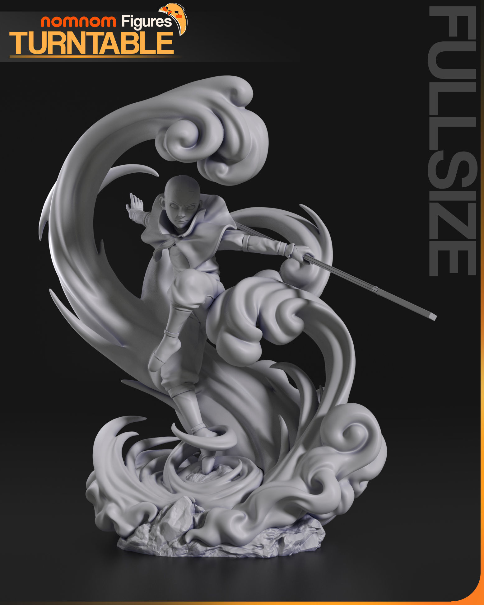 Aang -  Avatar the last Airbender 3D print model_4