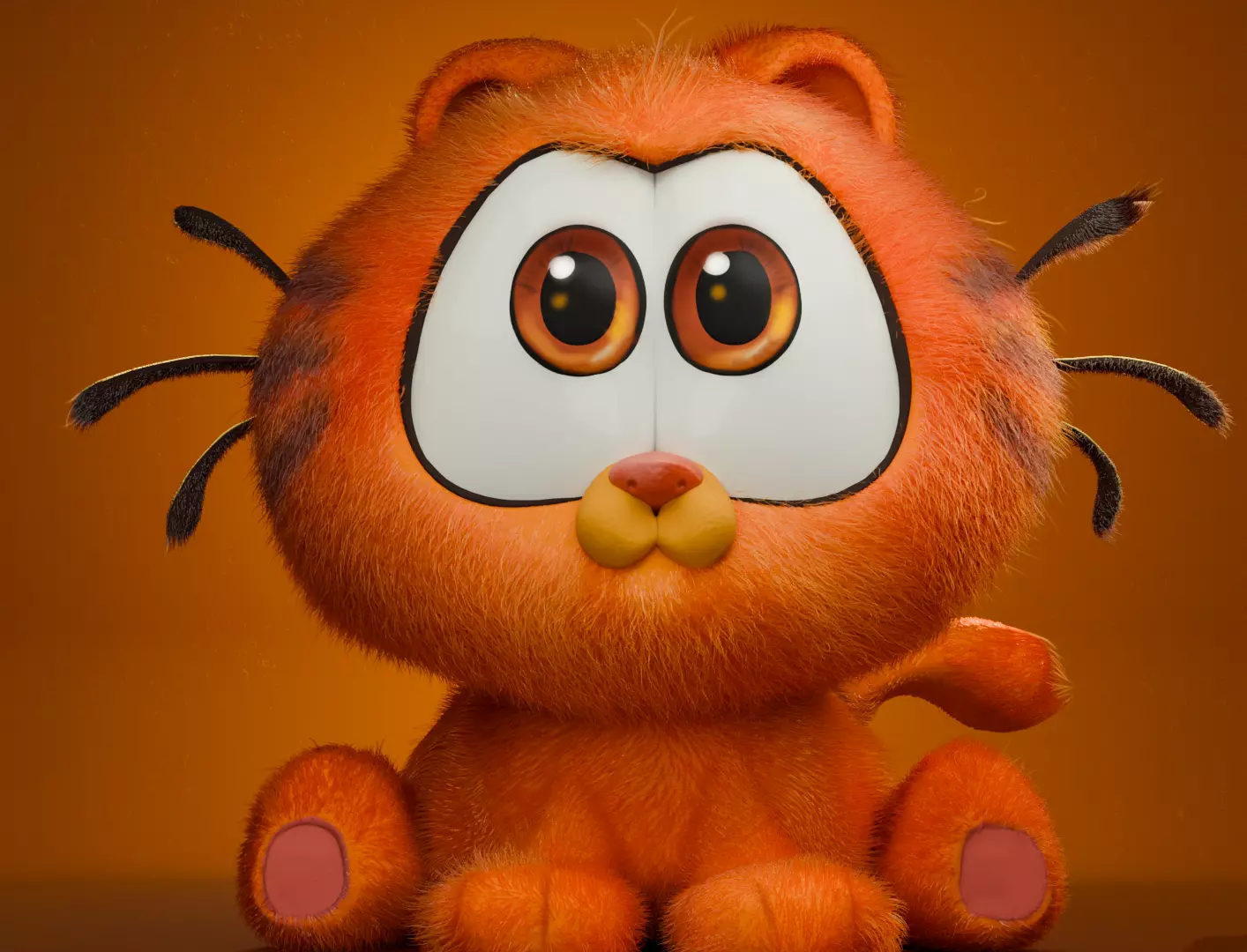 Garfield 3D model_0