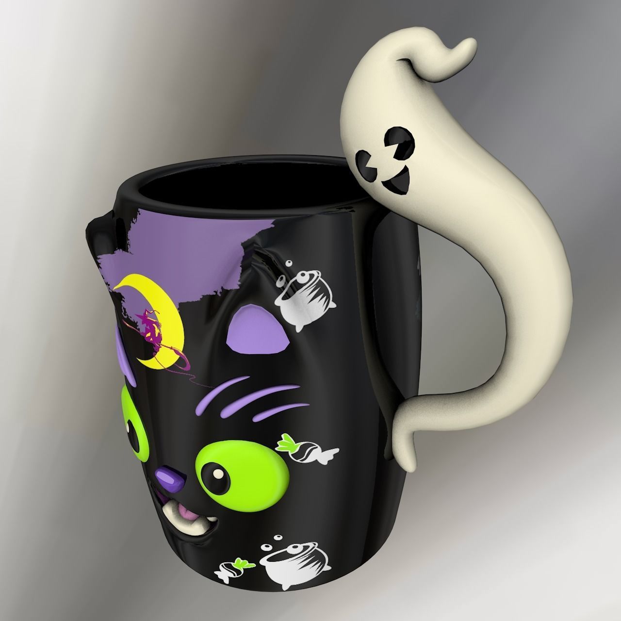 Halloween Mugs 3D model_17