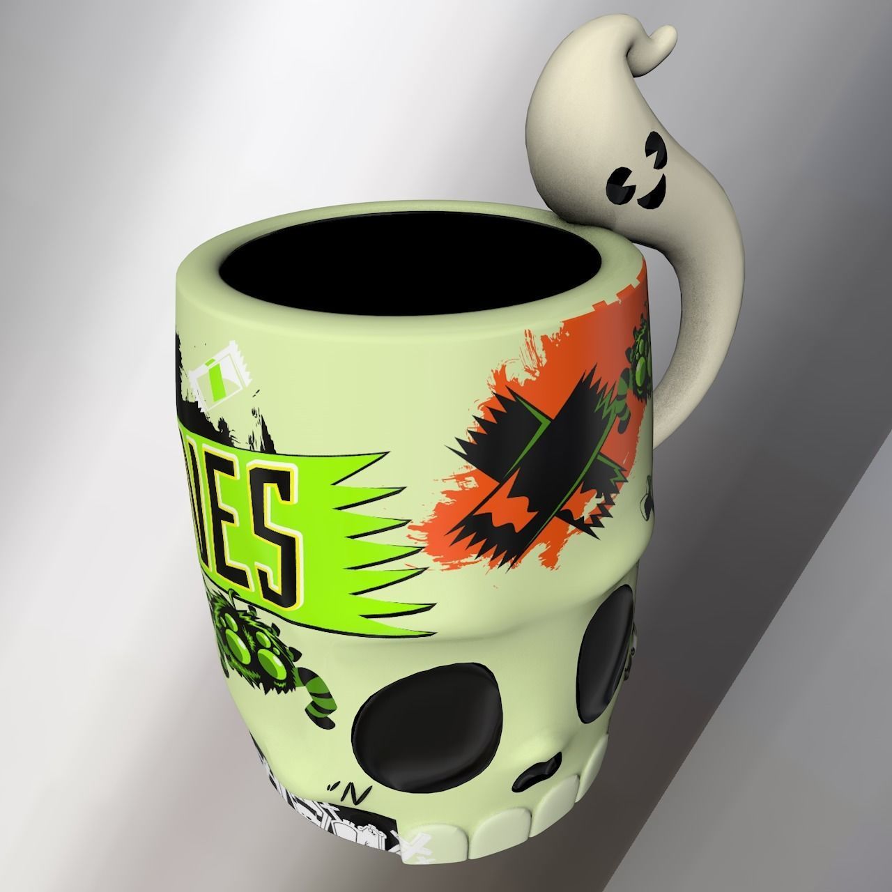 Halloween Mugs 3D model_10