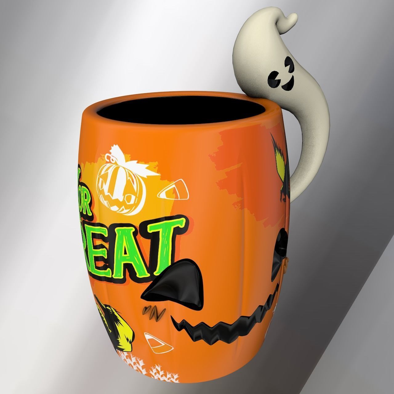 Halloween Mugs 3D model_4