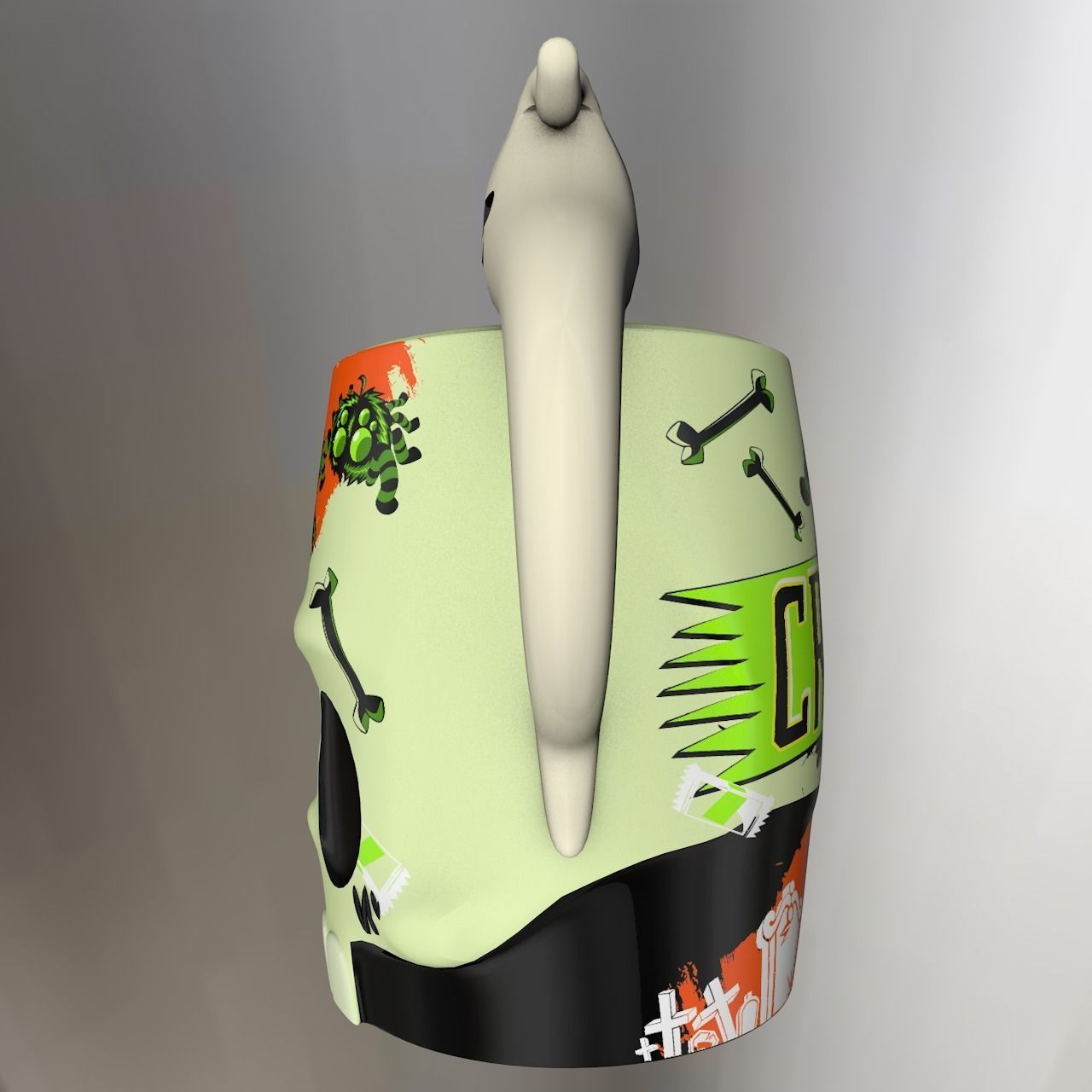 Halloween Mugs 3D model_7