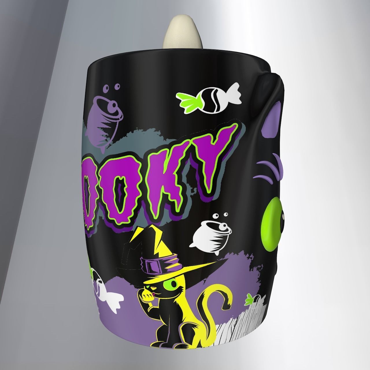 Halloween Mugs 3D model_15