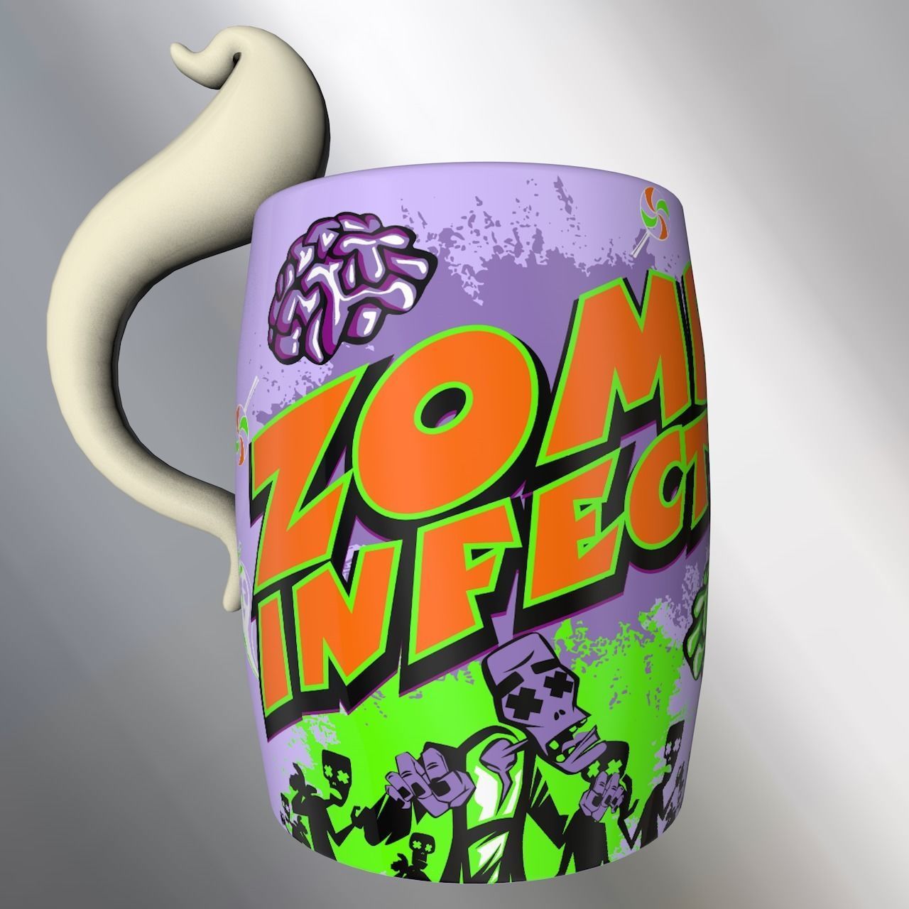 Halloween Mugs 3D model_20