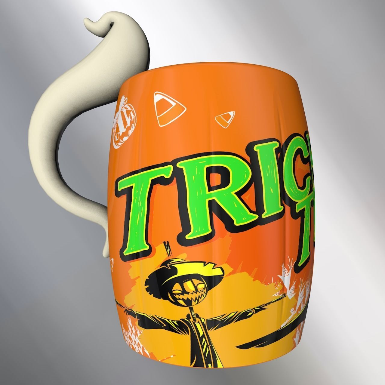 Halloween Mugs 3D model_2