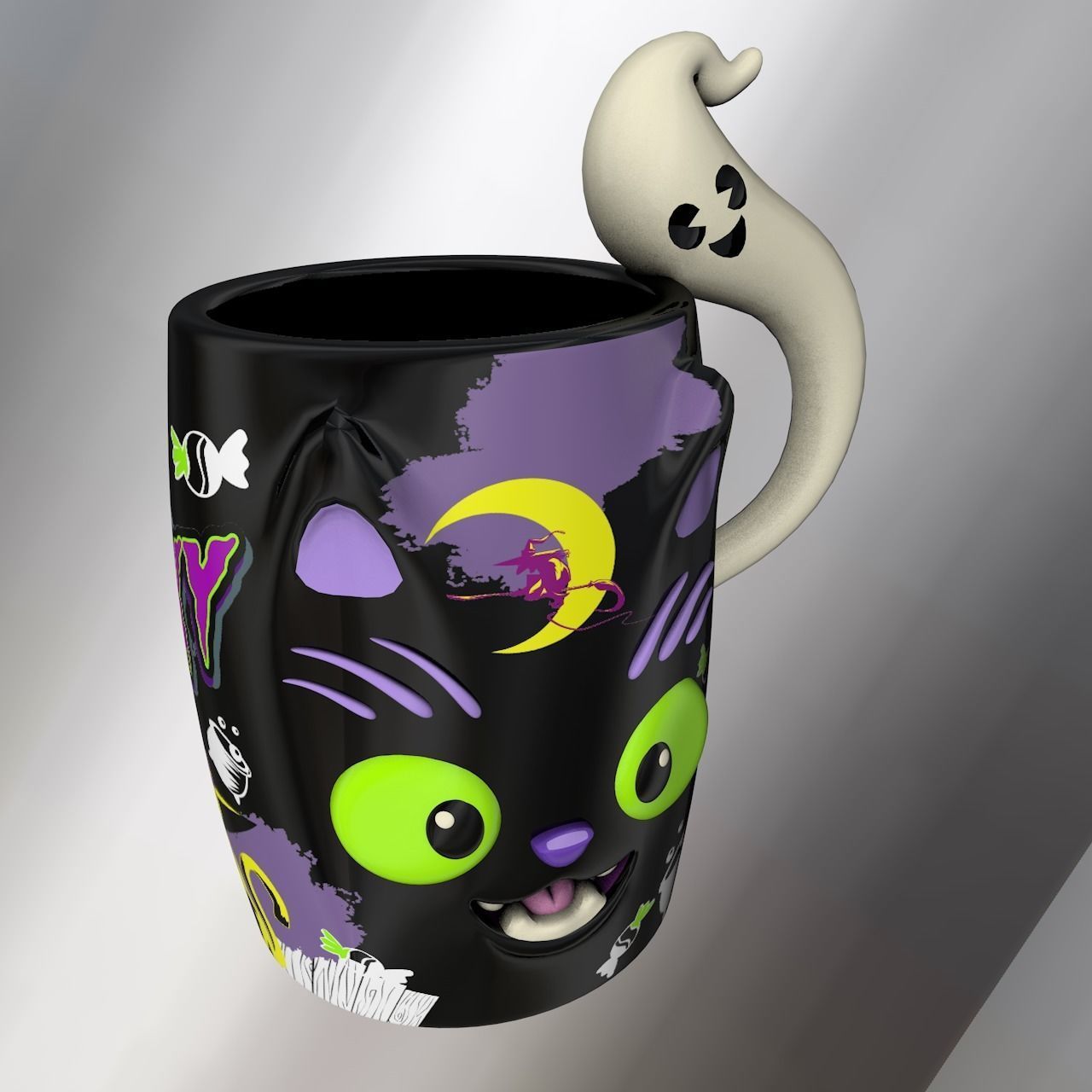 Halloween Mugs 3D model_16