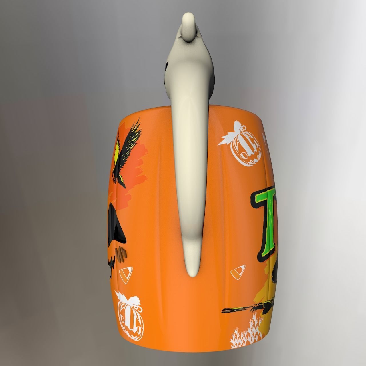 Halloween Mugs 3D model_1