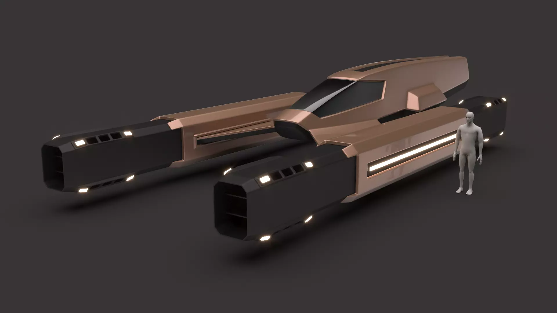Racing Spaceship Vega 3D model_0