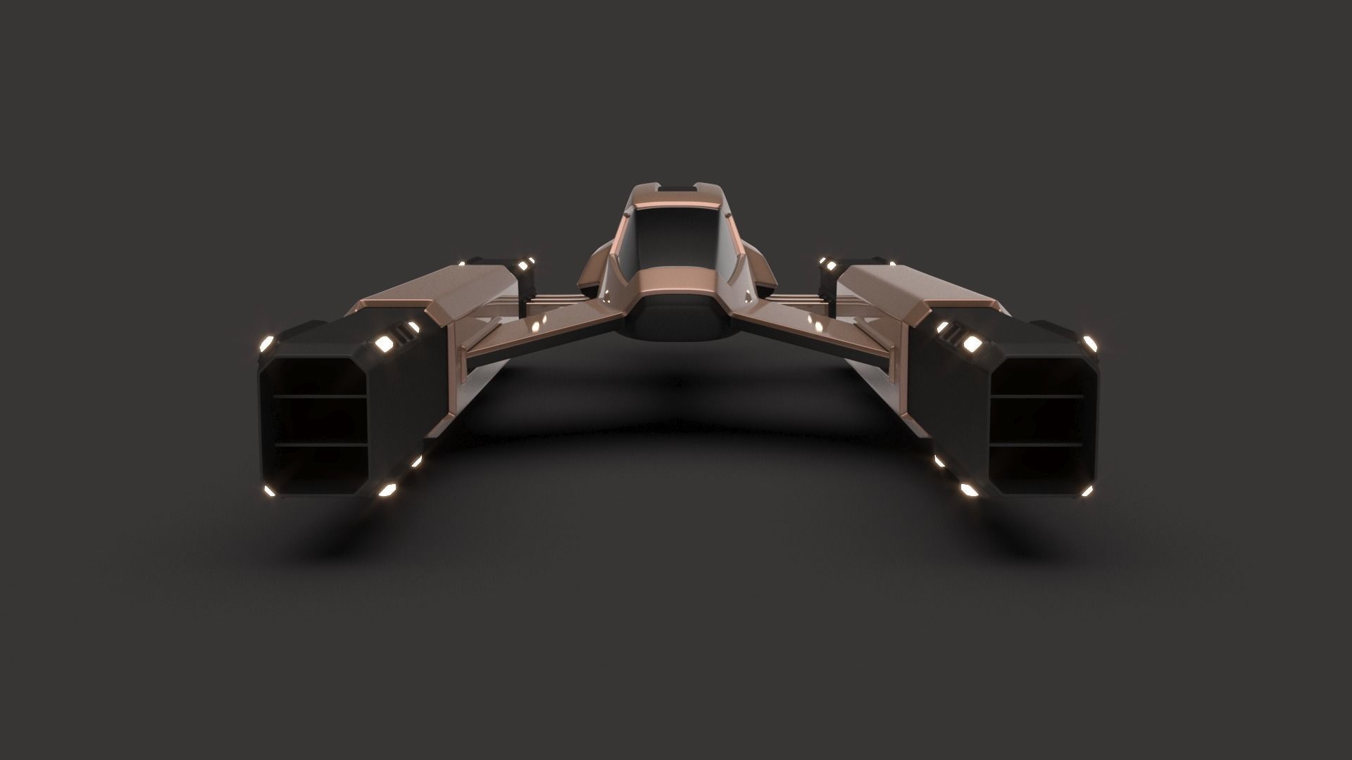 Racing Spaceship Vega 3D model_7