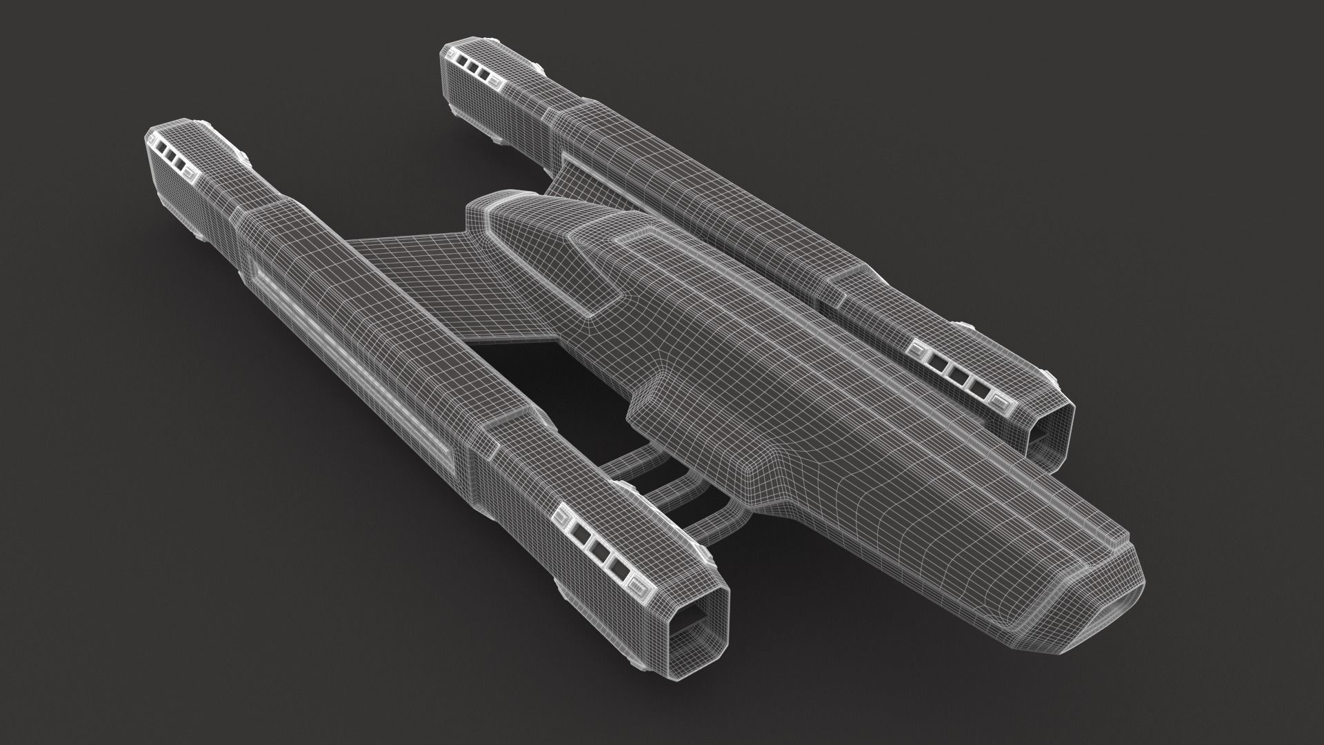 Racing Spaceship Vega 3D model_22