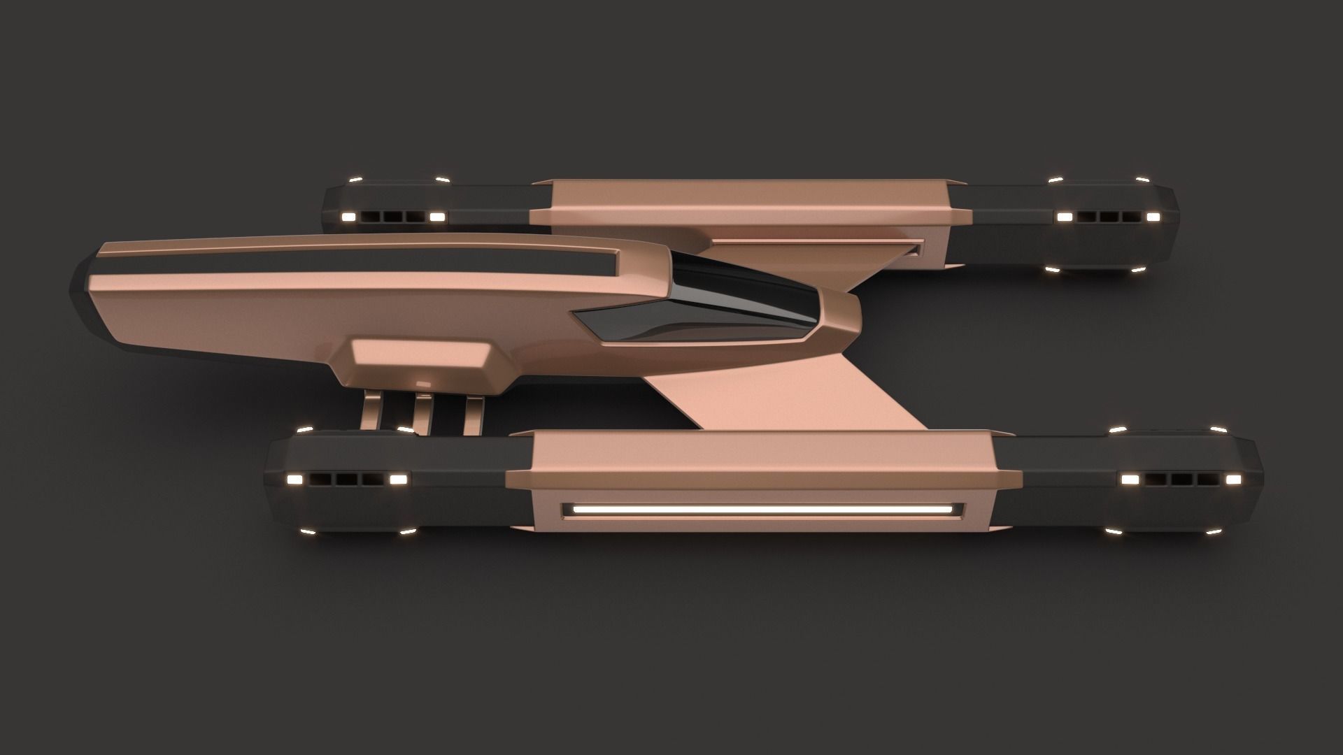 Racing Spaceship Vega 3D model_6