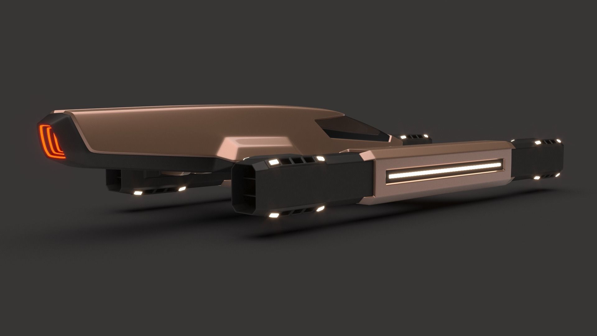 Racing Spaceship Vega 3D model_5