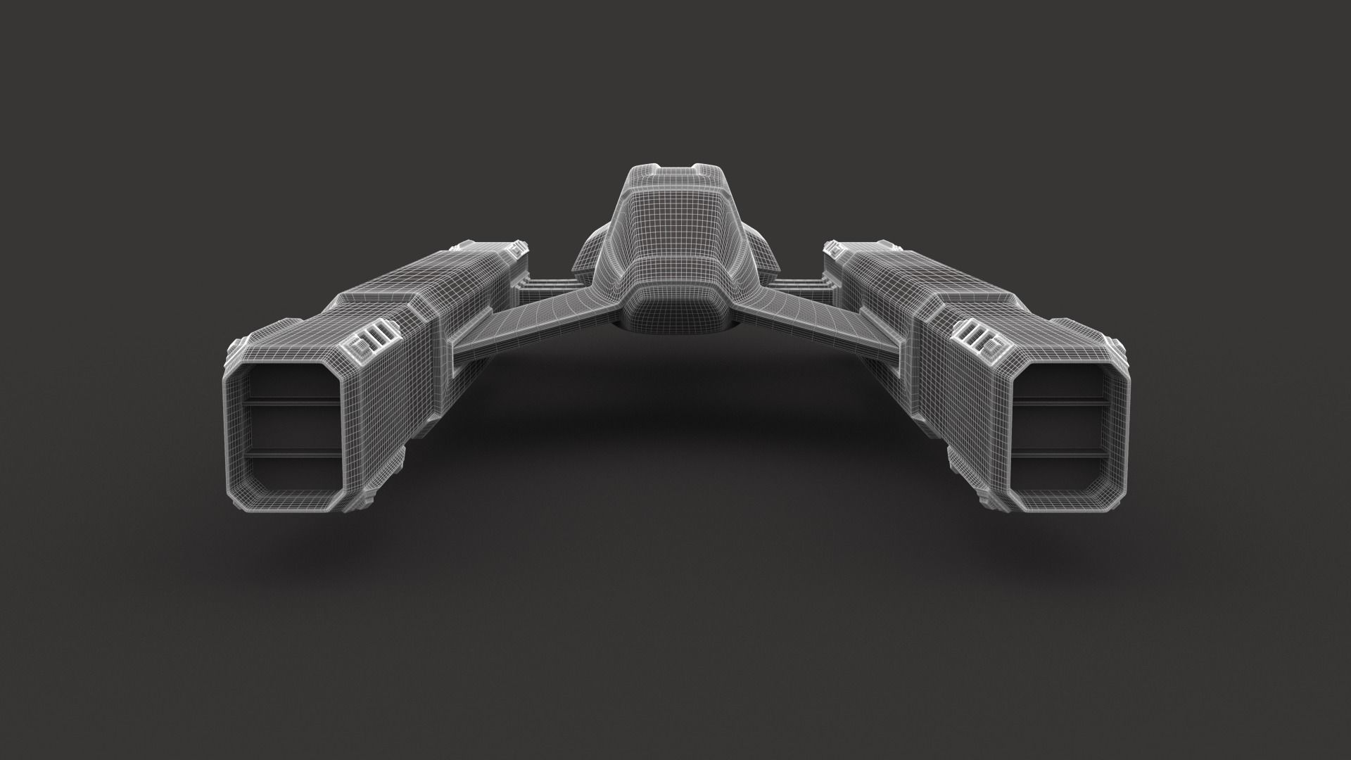 Racing Spaceship Vega 3D model_20
