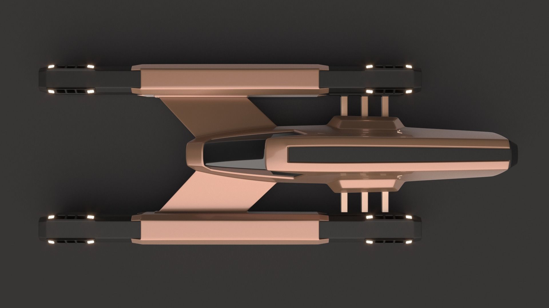 Racing Spaceship Vega 3D model_2