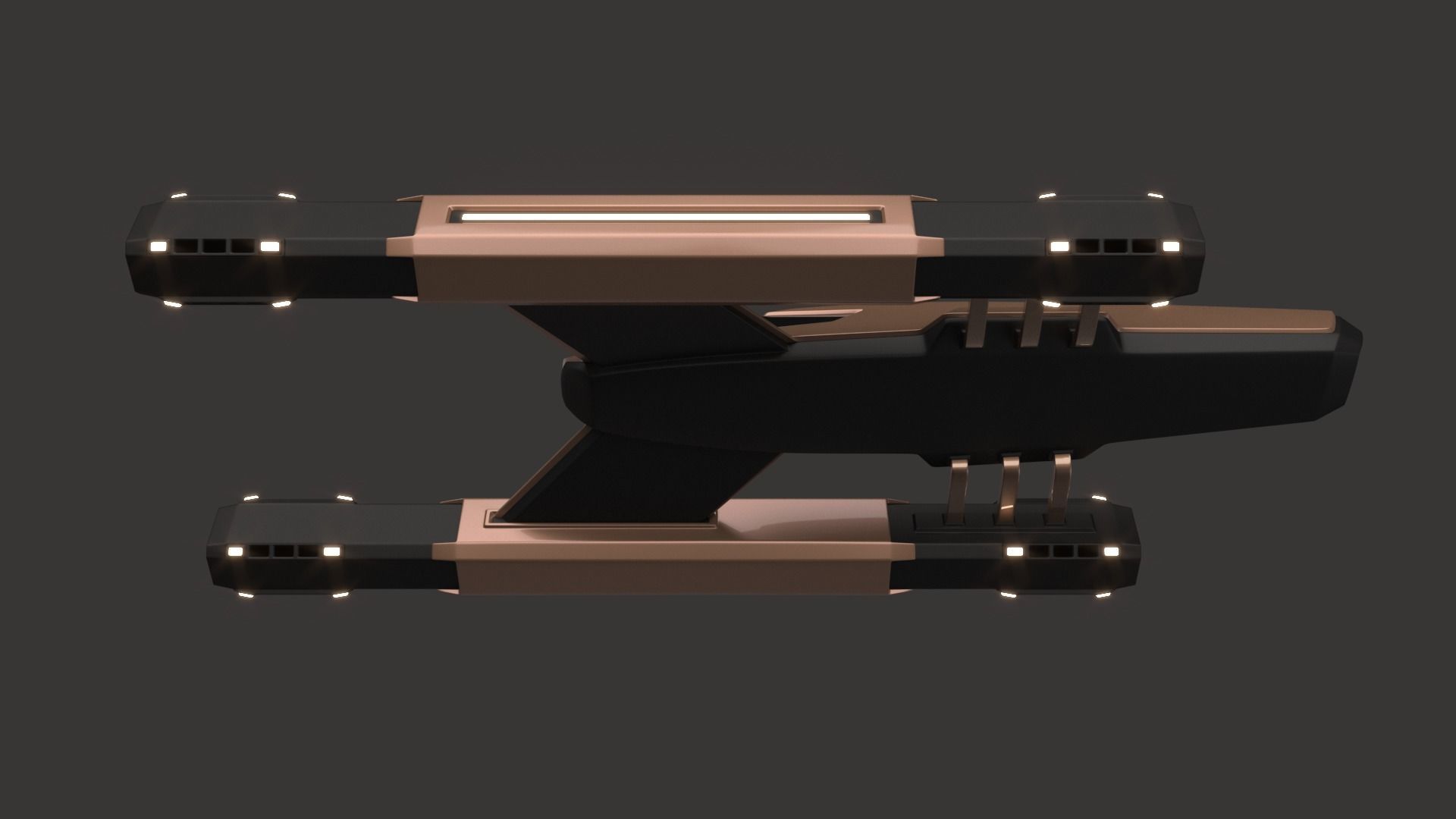 Racing Spaceship Vega 3D model_10