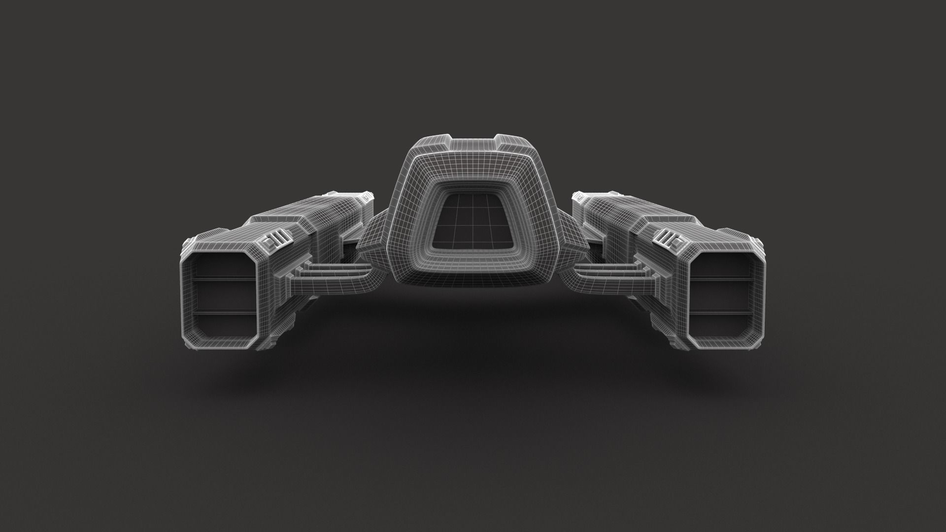 Racing Spaceship Vega 3D model_17