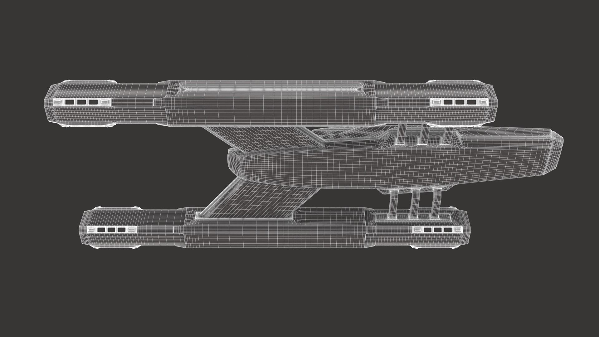 Racing Spaceship Vega 3D model_23