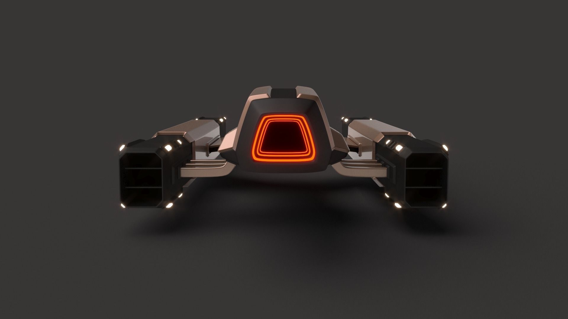 Racing Spaceship Vega 3D model_4
