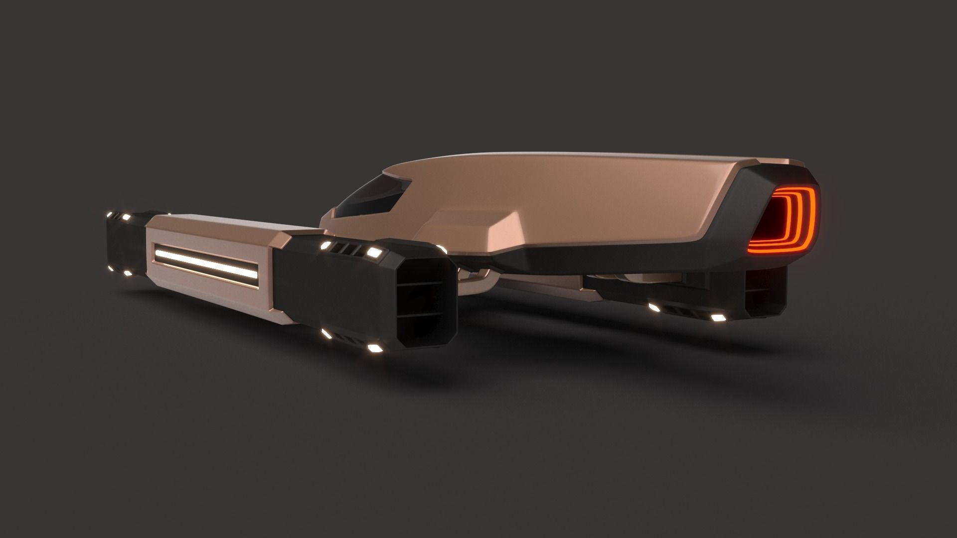 Racing Spaceship Vega 3D model_3