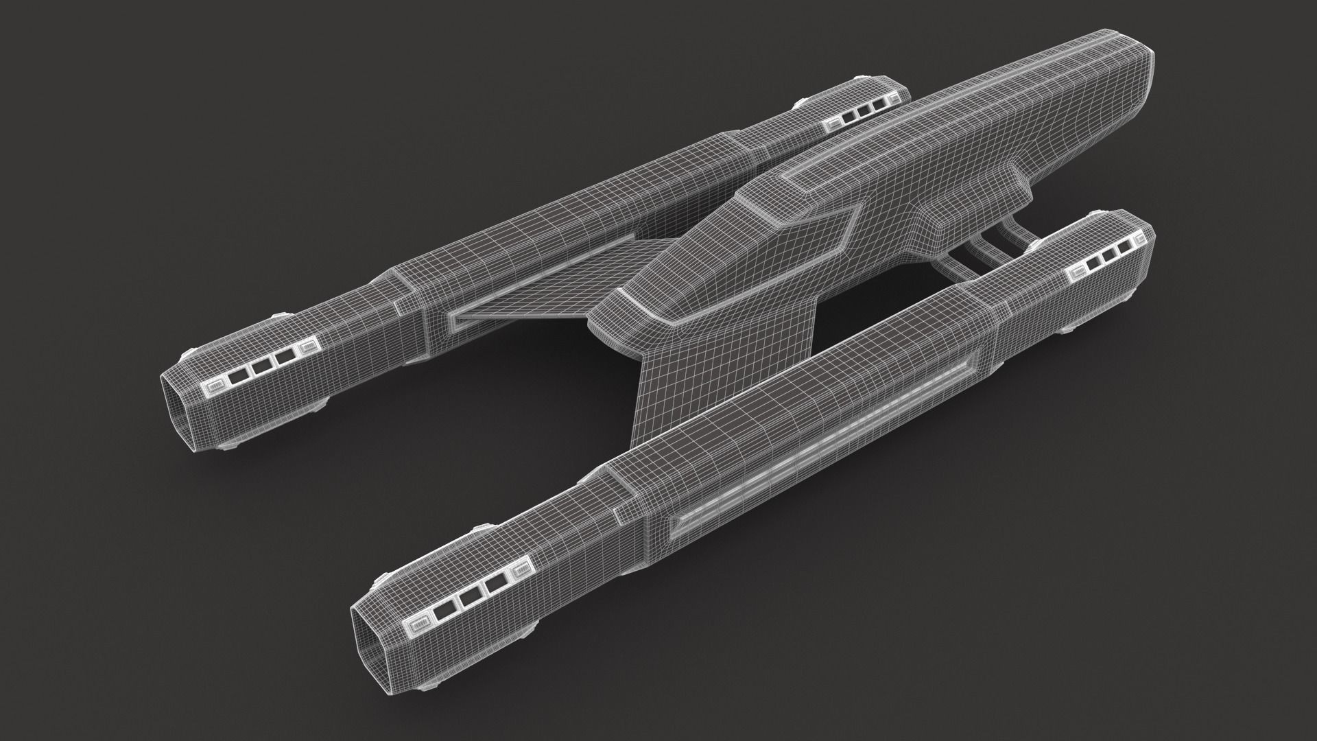 Racing Spaceship Vega 3D model_21