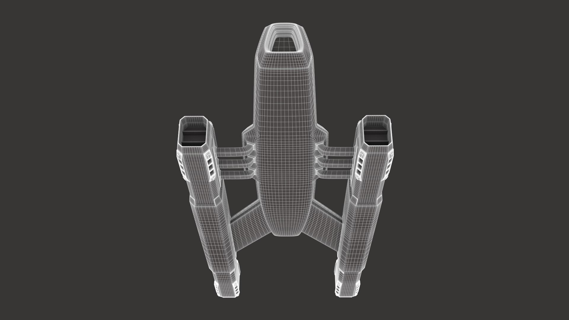 Racing Spaceship Vega 3D model_24