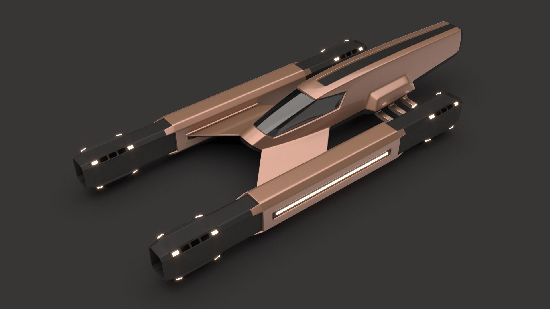 Racing Spaceship Vega 3D model_8