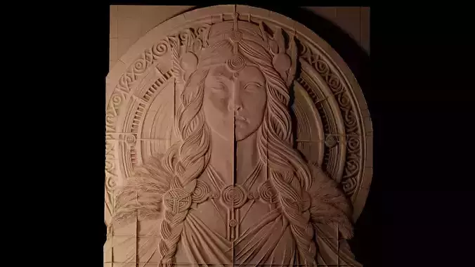 Skadi CNC 3d Print High Relief Sand Casting