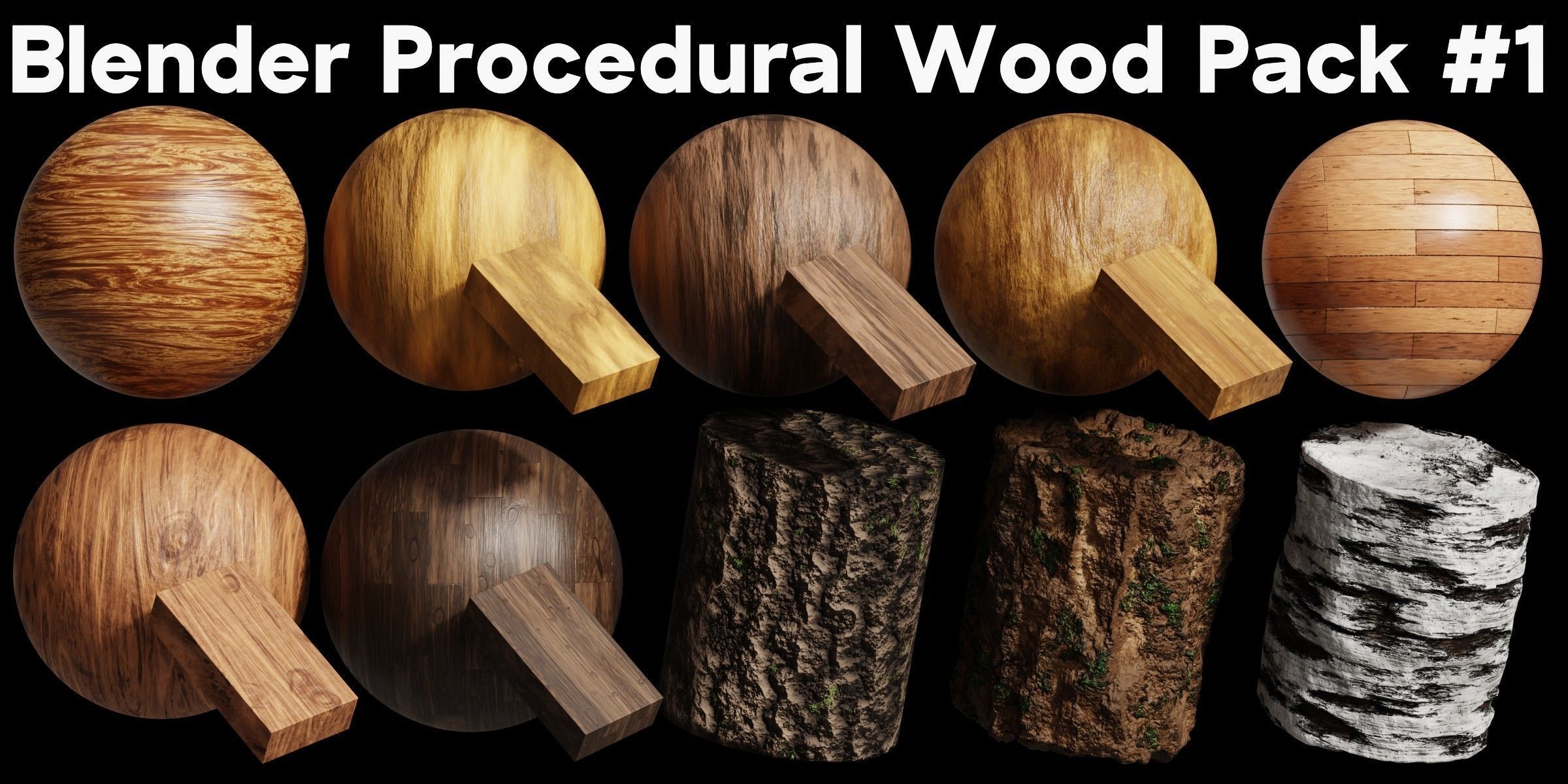 Blender Procedural Wood Material Pack 1 Texture_2