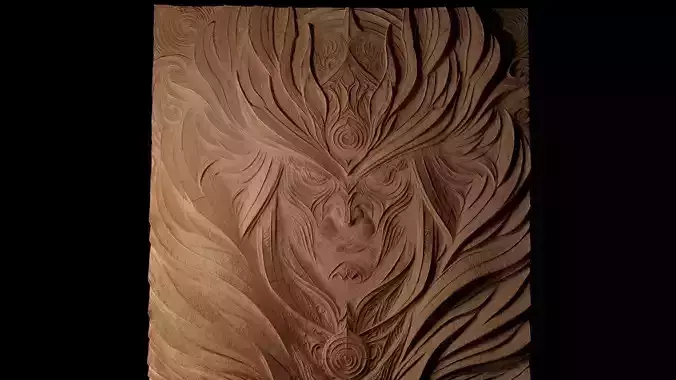 Sauron CNC 3d Print High Relief Sand Casting