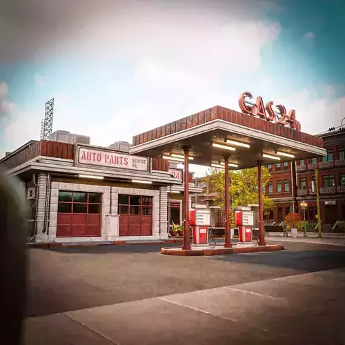 URBAN BUILDING OLD HORROR 11 Low-poly 3D model