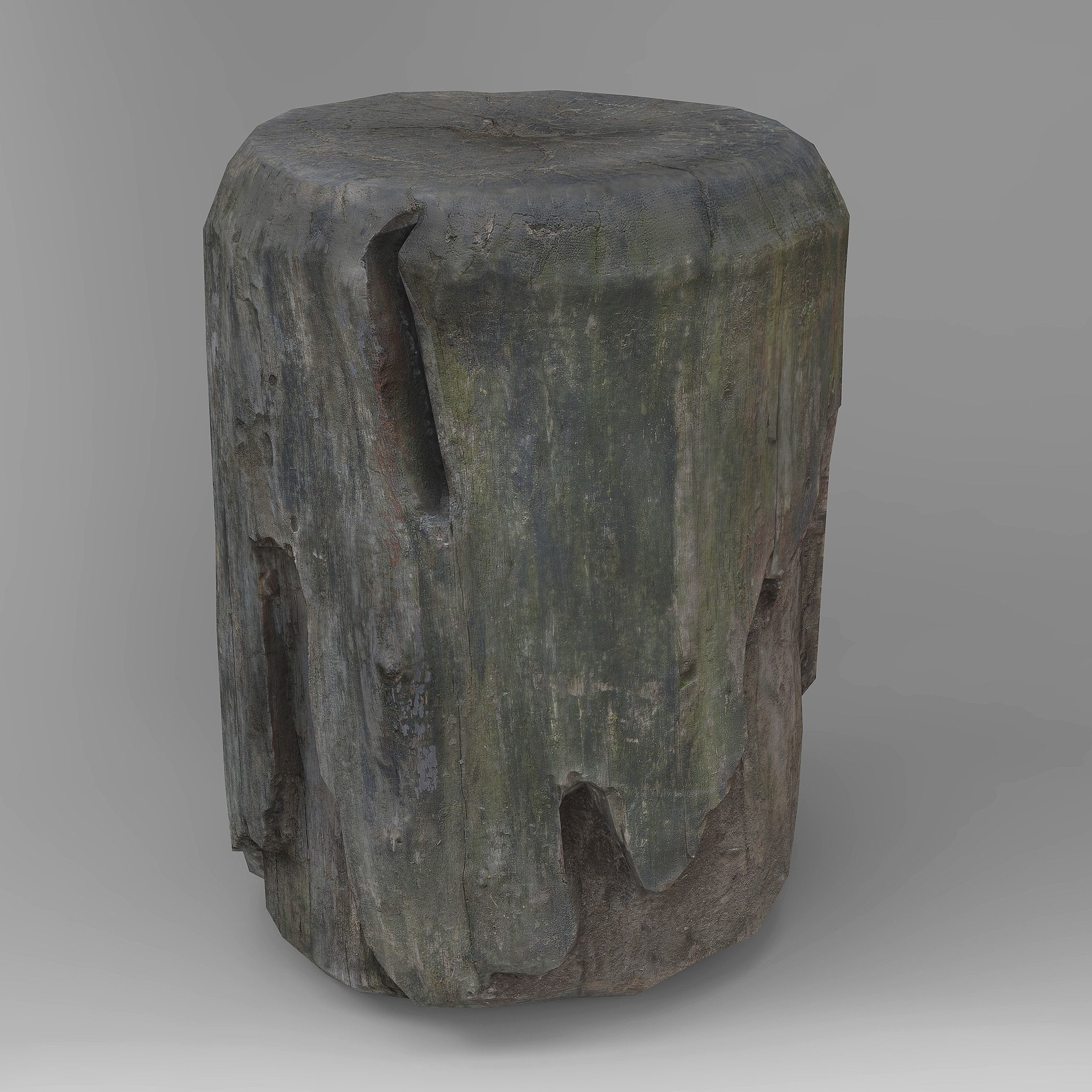 Tree Logs Low-poly 3D model_6