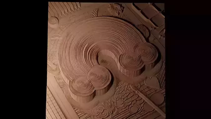 Rainbow CNC 3d Print High Relief Sand Casting 3D print model