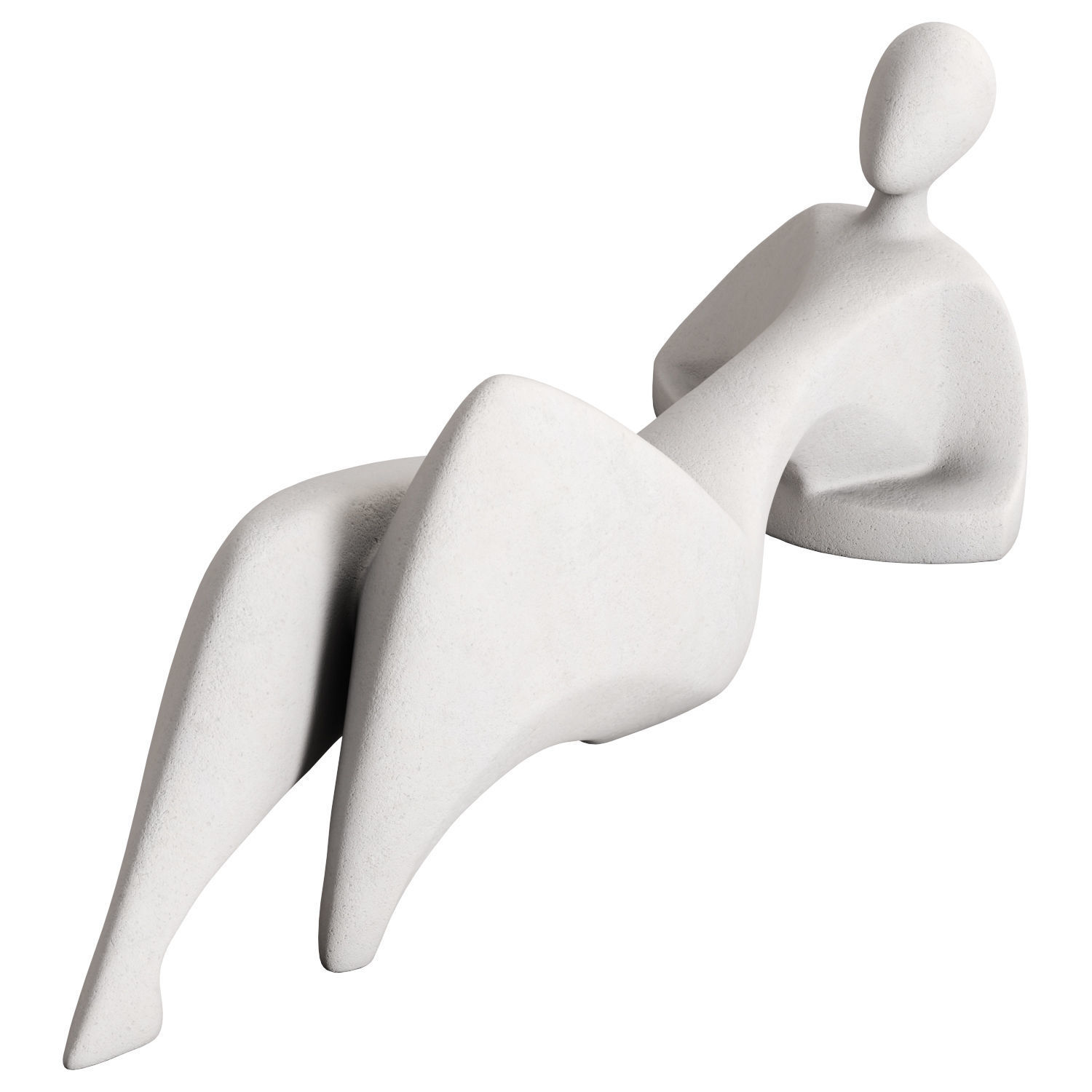 Lying Person figurine 3D model_1