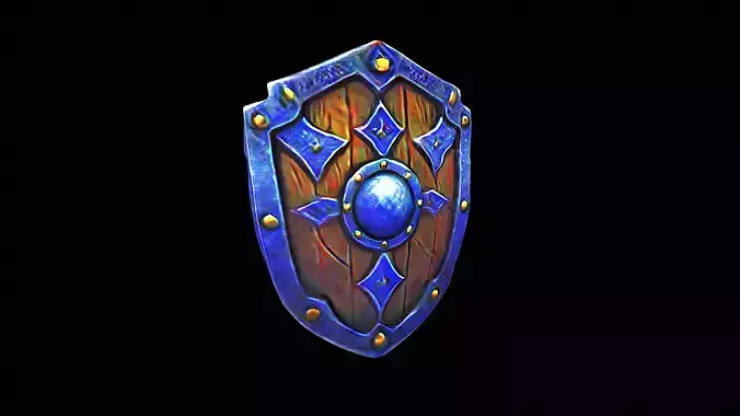 stylized shield