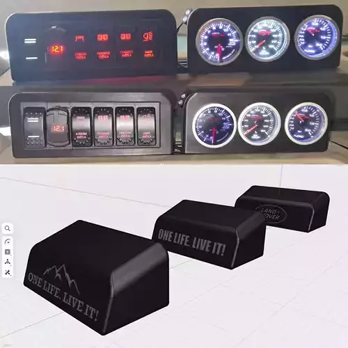 MUD STUFF POD - FOR DASH GAUGES OR SWITCHES ON LAND ROVER