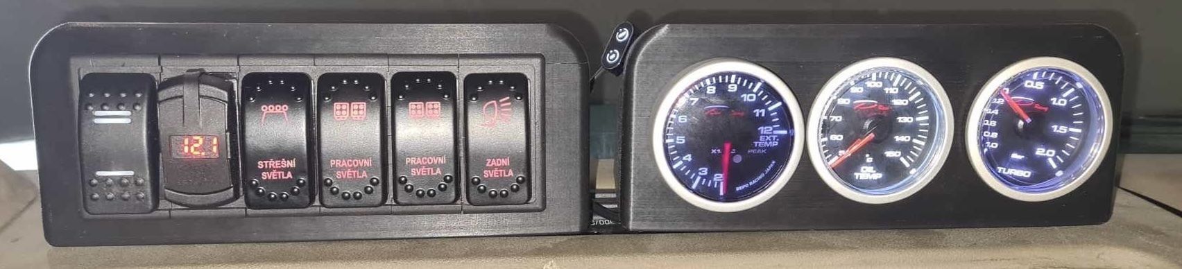 MUD STUFF POD - FOR DASH GAUGES OR SWITCHES ON LAND ROVER 3D Model Collection_14