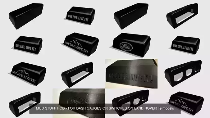 MUD STUFF POD - FOR DASH GAUGES OR SWITCHES ON LAND ROVER