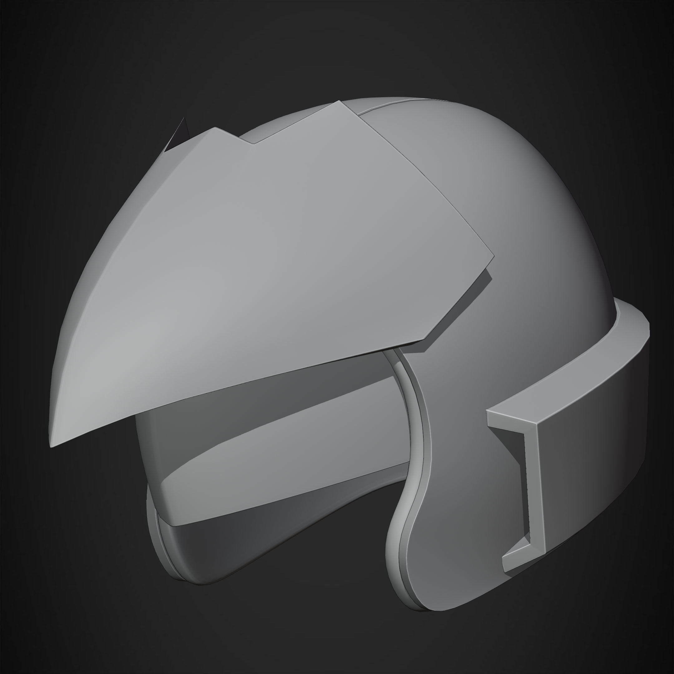 Yu-Gi-Oh 5ds Jack Atlas Duel Runner Helmet for Cosplay 3D print model_16