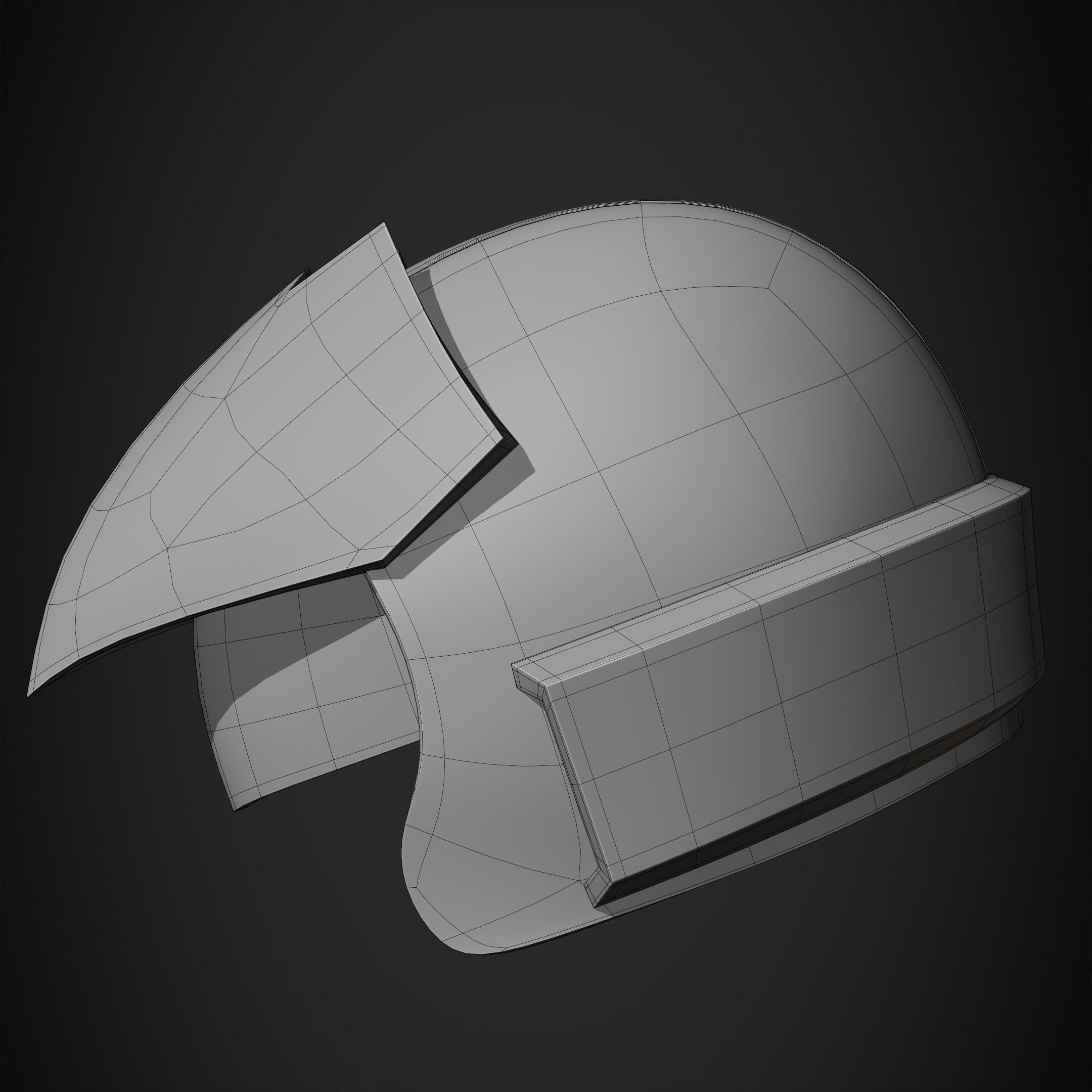 Yu-Gi-Oh 5ds Jack Atlas Duel Runner Helmet for Cosplay 3D print model_17